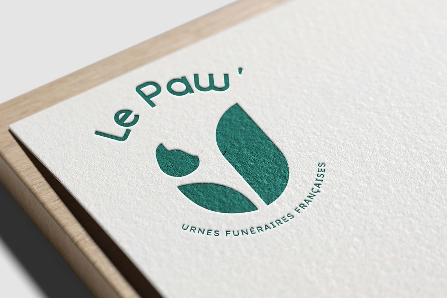 fluffy agency le paw logo mockup papeterie