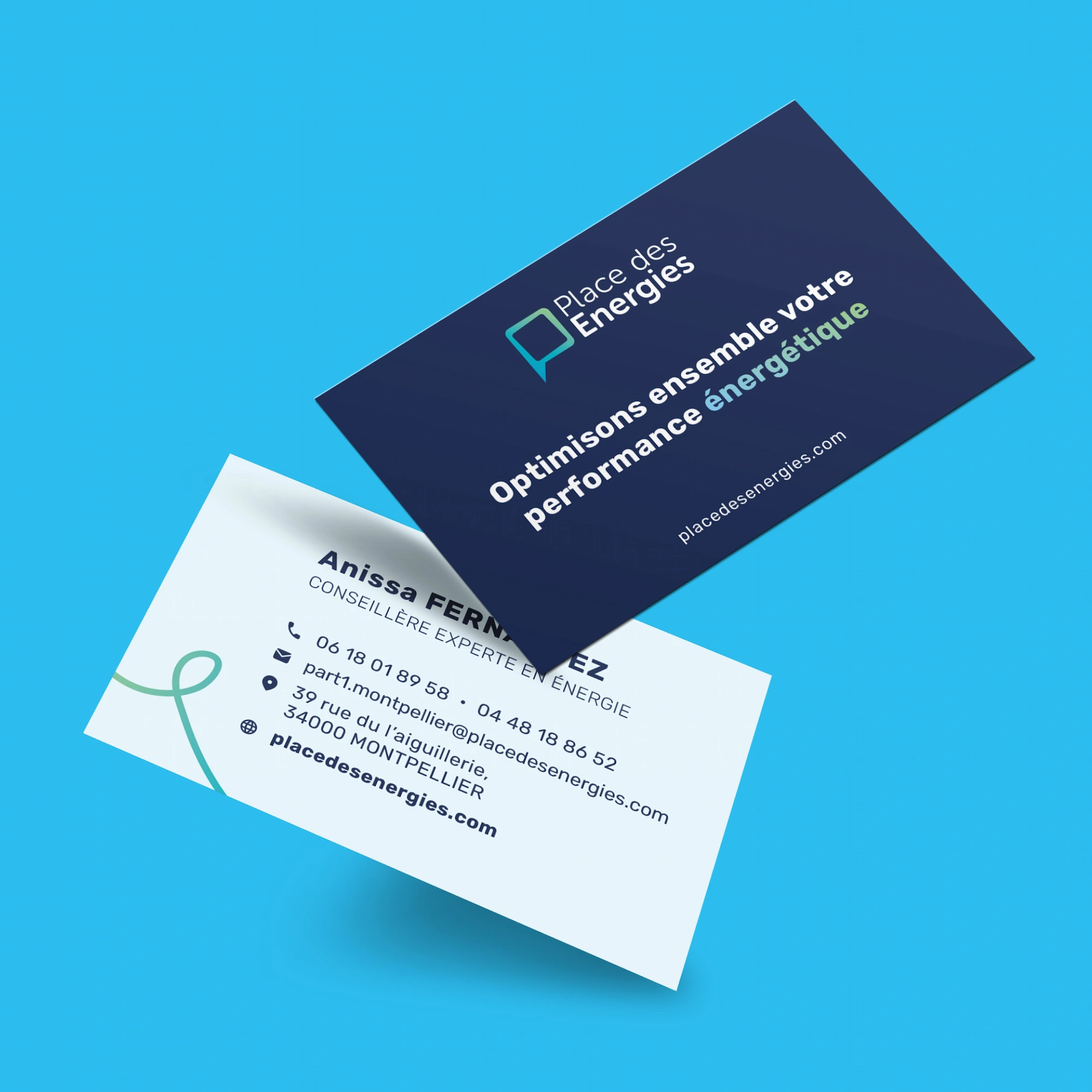 fluffy agency place de energies carte de visite