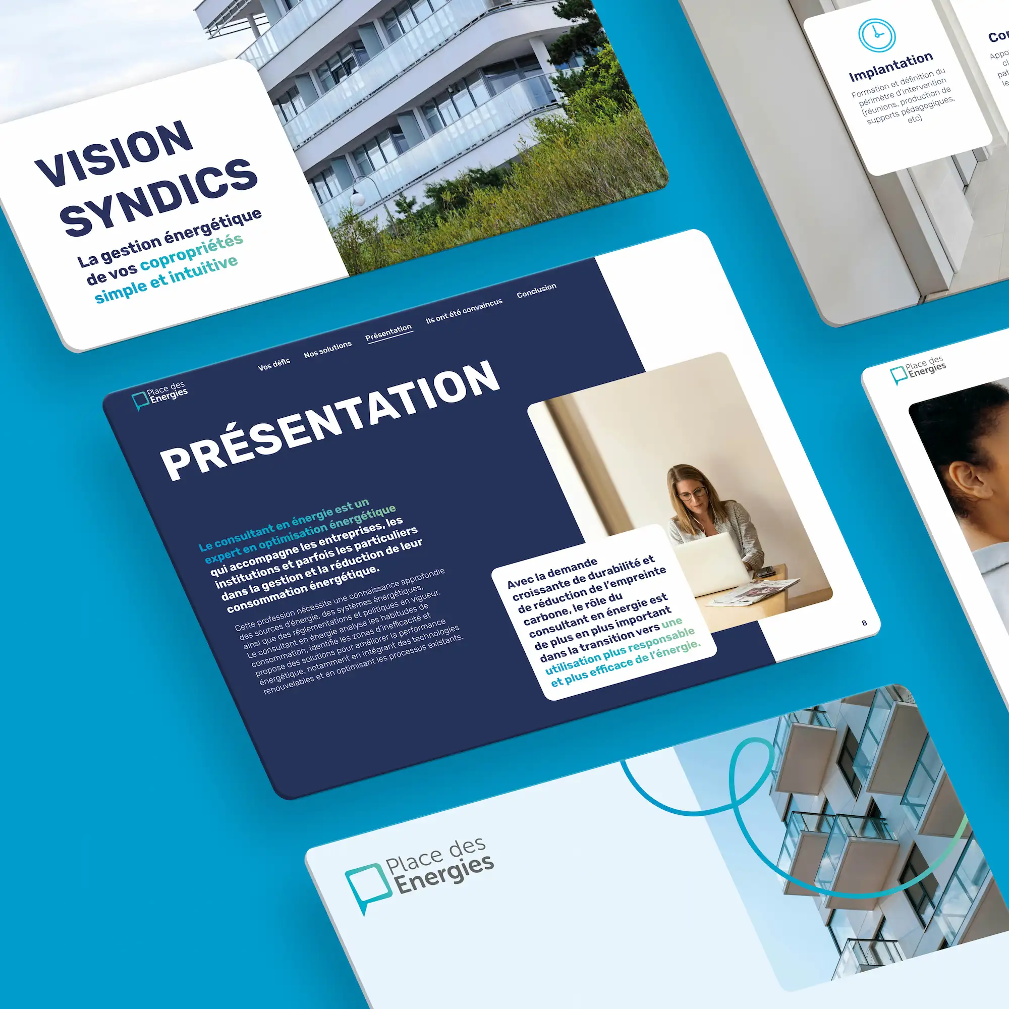 fluffy agency place de energies mockup plaquette interactive presentation