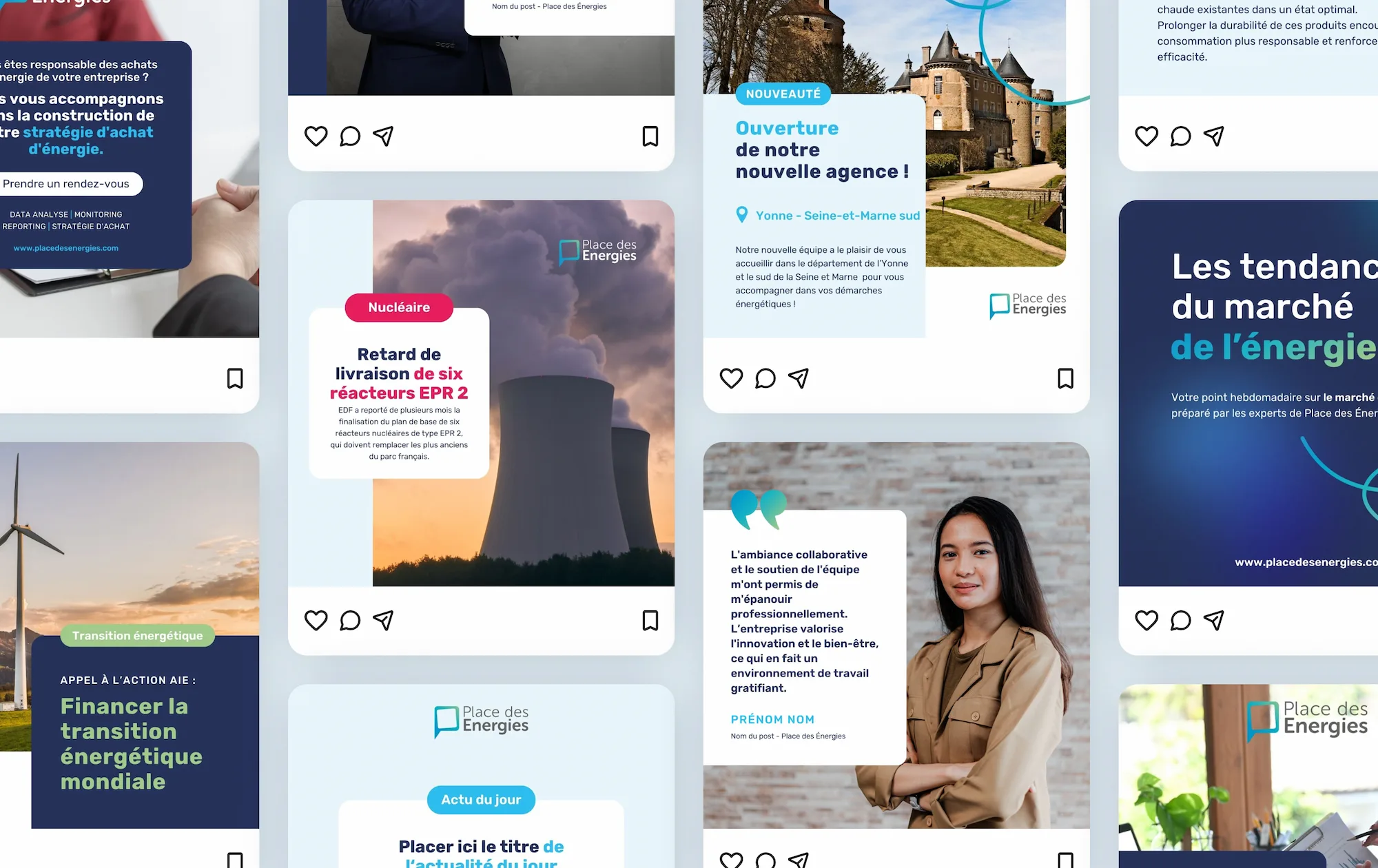fluffy agency place de energies visuels reseaux sociaux