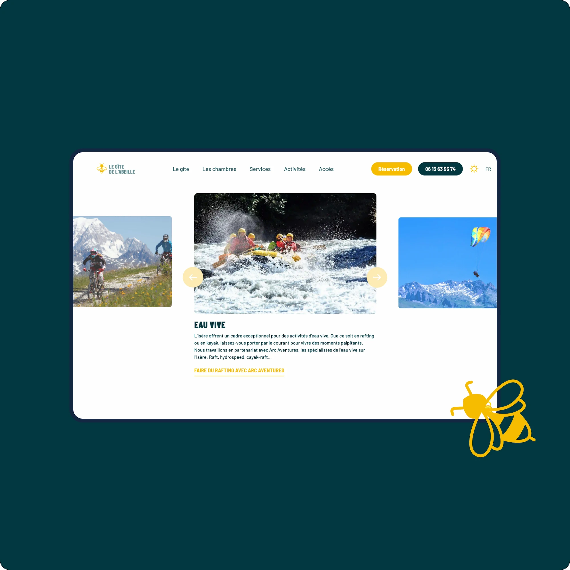 fluffy agency site vitrine le gite de l abeille activites