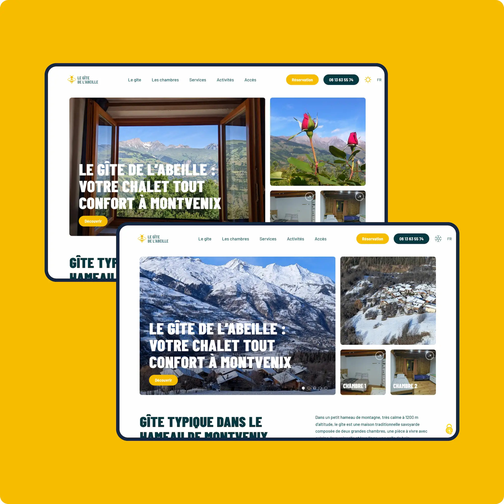 fluffy agency site vitrine le gite de l abeille mode ete hiver