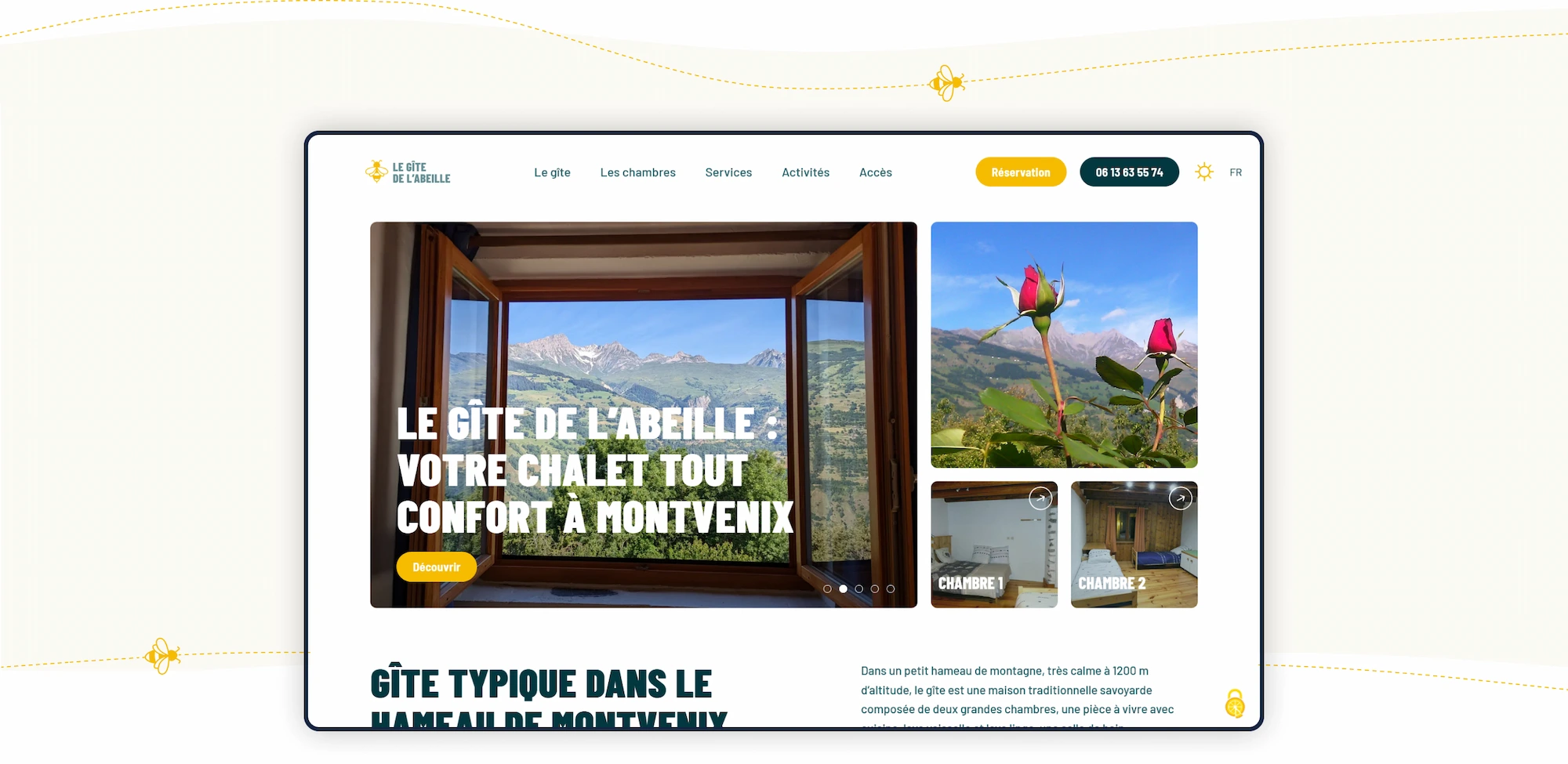 fluffy agency site vitrine le gite de l abeille